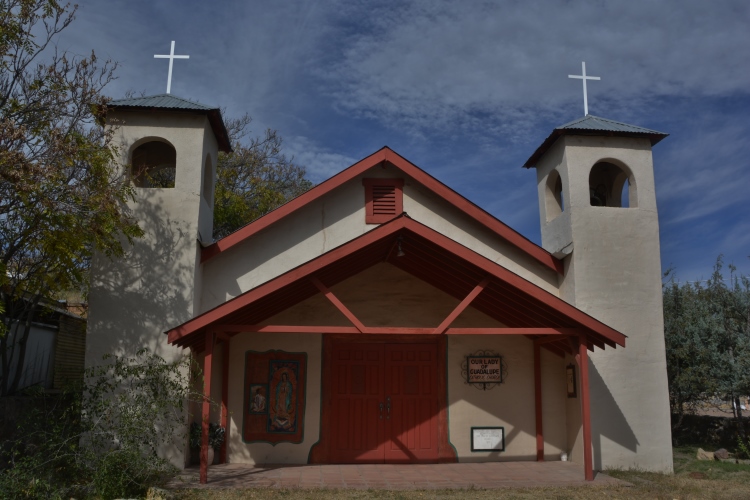 stucco church